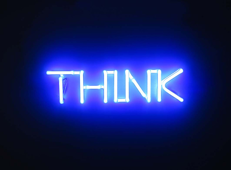 Maurizio Nannucci - Think. Neon multiples